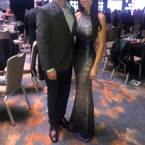 Betsy and Adam Sequin Gown